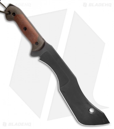 T.M. Hunt Custom M-18 Fixed Blade Knife Green/Natural Micarta (10" Black) 4 T.M. Hunt Custom M-18 Fixed Blade Knife Green/Natural Micarta (10" Black) - Image 2