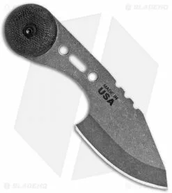 TOPS Knives TOPS 3 Bros Hunter Fixed Blade Neck Knife Black Micarta (2.2" Tumbled) -Avokelavavat Sales Store TOPS 3 Bros Hunters Point BHQ 92754 jr side