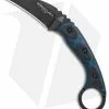 TOPS Knives Devil's Claw 2 Fixed Blade Knife Blue/Black G-10 (3.13" Black)