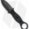 TOPS Knives TOPS Knive I.C.E. Dagger Fixed Blade Neck Knife W/ Beta Loops (3" Black) ICED-02