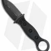 TOPS Knives I.C.E. Dagger Fixed Blade Neck Knife W/ Chain (3" Black) ICED-01 -Avokelavavat Sales Store TOPS I.C.E. Dagger Neck Blk Chain ICED 01 BHQ 52080 jr
