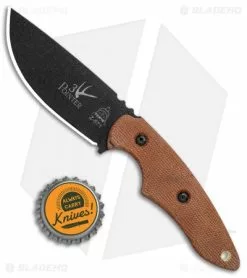TOPS Knives 3 Pointer Fixed Blade Knife Tan Canvas (3.13" Black) -Avokelavavat Sales Store TOPS Knives 3 Pointer Tan Canvas Black BHQ 114655 jr bottlecap
