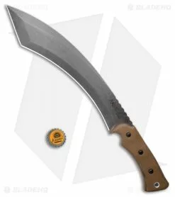 TOPS Knives A-Klub Fixed Blade Knife Green Micarta (12" Acid Stonewash) -Avokelavavat Sales Store TOPS Knives A Klub Green Micarta Acid SW AKLB 01 BHQ 103034 jr bottlecap