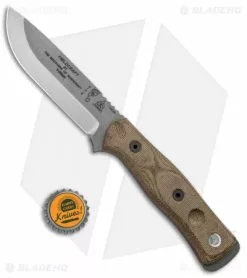 TOPS Knives BOB Fieldcraft Knife Green Canvas Micarta (4.625" Gray) -Avokelavavat Sales Store TOPS Knives BOB Fieldcraft Coyote Green Canvas Micarta Gray BHQ 67236 jr bottlecap