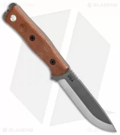 TOPS Knives BOB Fieldcraft Knife Coyote Tan Canvas Micarta (4.625" Gray) -Avokelavavat Sales Store TOPS Knives BOB Fieldcraft Coyote Tan Canvas Micarta Gray BHQ 49724 jr spine
