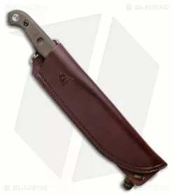 TOPS Knives Brush Wolf Fixed Blade Knife Green Micarta (6.5" Acid SW) -Avokelavavat Sales Store TOPS Knives Brush Wolf BHQ 121279 LS Sheath