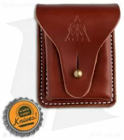 TOPS Knives Bushcraft Leather Belt Pouch (Brown) -Avokelavavat Sales Store TOPS Knives Bushcraft Leather Belt Pouch BHQ 91923 jr bottlecap