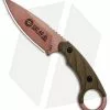 TOPS Knives Desert Warrior C.U.T. 4.0 Combat Utility Tool Knife (4.25" Copper) -Avokelavavat Sales Store TOPS Knives C.U.T. 4.0 Combat Utility Tool OD Micarta Copper BHQ 89769 jr