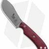 TOPS Knives Camp Creek Fire Edition Fixed Blade Knife Red G-10 (4.3" Tumbled)