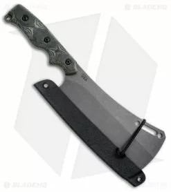 TOPS Knives El Chappo Cleaver Fixed Blade Knife Black Micarta (6" Acid SW) 8 TOPS Knives El Chappo Cleaver Fixed Blade Knife Black Micarta (6" Acid SW) -Avokelavavat Sales Store TOPS Knives El Chappo Cleaver Black Micarta Acid SW ECHA 01 BHQ 82138 jr sheath