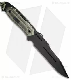 TOPS Knives Hawk Recon Hunters Point Knife (6.38" Black) HR50HP -Avokelavavat Sales Store TOPS Knives Hawk Recon Hunter Black HR50HP BHQ 10347 jr spine