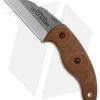 TOPS Knives Little Bugger Fixed Blade Knife Tan Canvas Micarta (2.3" Tumbled)