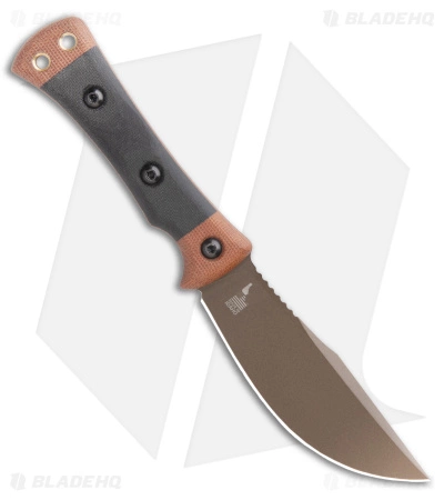 TOPS Knives Marble's Woodcraft Fixed Blade Knife Black Micarta (4.4" Bronze) 4 TOPS Knives Marble's Woodcraft Fixed Blade Knife Black Micarta (4.4" Bronze) - Image 2