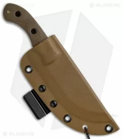 TOPS Knives Mini Tom Brown Tracker #4 Fixed Blade Knife (3.5" Coyote Tan) -Avokelavavat Sales Store TOPS Knives Mini Tom Brown Tracker 4 TBT04TAN BHQ 50016 jr sheath