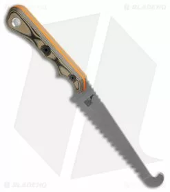 TOPS Knives Muley Combo W/ Leather Sheath (Skinner & Saw) MCMB-01 -Avokelavavat Sales Store TOPS Knives Muley Saw Gut Hook Fixed Blade G 10 SW BHQ 174979 jr spine 2