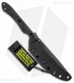 TOPS Knives Rapid Strike S/E Fixed Blade Knife Black G-10 (4.1" Black SW) -Avokelavavat Sales Store TOPS Knives Rapid Strike Black G 10 Black SW BHQ 95458 jr sheath