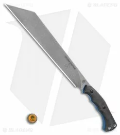 TOPS Knives Storm Vector Fixed Blade Knife Black Micarta (12.5" Gray) -Avokelavavat Sales Store TOPS Knives Storm Vector Fixed Blade Knife Black G 10 Gray BHQ 107022 LS Bottlecap