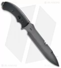 TOPS Knives Tahoma D/E Field Knife Black Canvas Micarta (8.3" Gray) TAHO-BC -Avokelavavat Sales Store TOPS Knives Tahoma DE Field Knife Black Canvas Micarta Gray TPTAHOBC BHQ 63679 jr spine