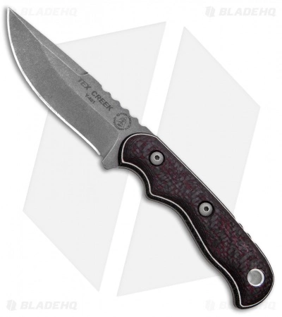 TOPS Knives Tex Creek Hunter 20th Anniversary Knife Fixed Blade (4.25" SW) 3 TOPS Knives Tex Creek Hunter 20th Anniversary Knife Fixed Blade (4.25" SW)