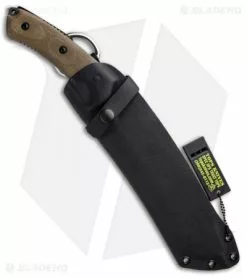 TOPS Knives Tundra Trekker Fixed Blade Tan Canvas Micarta (5.75" Tactical Stone) -Avokelavavat Sales Store TOPS Knives Tundra Trekker Tan Canvas Micarta Tactical Stone TDTK 01 BHQ 81936 jr sheath