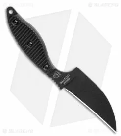 TOPS Knives Unzipper Fixed Blade Knife Black G-10 (3.6" Black) UNZ-01 9 TOPS Knives Unzipper Fixed Blade Knife Black G-10 (3.6" Black) UNZ-01 -Avokelavavat Sales Store TOPS Knives Unzipper Fixed Blade Knife Black G 10 Black UNZ 01 BHQ 120250 LS Side