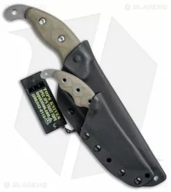 TOPS Knives Wind Runner SRE Fixed Blade Combo Green Micarta (Black River Wash) -Avokelavavat Sales Store TOPS Knives Wind Runner SRE Combo Green Micarta Black River Wash WRD CMB BHQ 76918 jr sheath