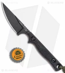 TOPS Knives Street Scalpel 2.0 Fixed Blade Knife Black Micarta (3.13" Black) -Avokelavavat Sales Store TOPS Street Scalpel 2.0 Fixed Black Micata Black SSS 02 BHQ 100896 jr bottlecap