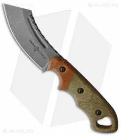 TOPS Knives, Viking Tactics TOPS Knives Viking Tactics Patriot Fixed Blade Knife Green/Tan Mic (3" BB)
