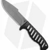 Terrain 365 Nautilus Terravantium Fixed Blade Knife Black (4.5" Stonewash)