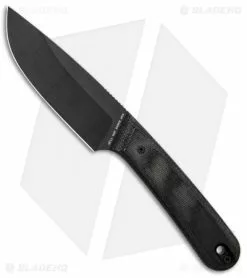The James Brand James Brand Hell Gap Fixed Blade Knife Black Micarta (3.6" Black)