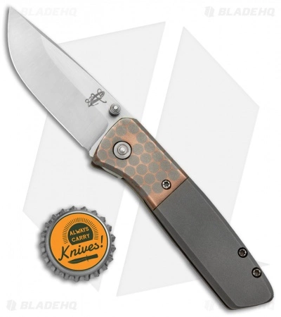 Tim Curry Knives Custom Cohort Superconductor/Titanium (2.7" Satin) 6 Tim Curry Knives Custom Cohort Superconductor/Titanium (2.7" Satin) - Image 4