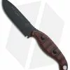 TOPS Knives Viper Scout Red Fixed Blade Knife (4.125" Black) VPS-R2