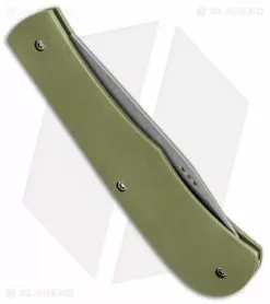 Trash Panda Knives Kit Slip Joint Green Titanium (3.5" Stonewash) 8 Trash Panda Knives Kit Slip Joint Green Titanium (3.5" Stonewash) -Avokelavavat Sales Store Trash Panda Knives Kitt SJ Green Ti BHQ 86346 jr side