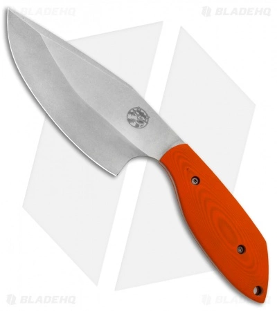 Aaron Frederick / Trash Panda Knives Panda-1 Fixed Blade Knife Orange G-10 3 Aaron Frederick / Trash Panda Knives Panda-1 Fixed Blade Knife Orange G-10