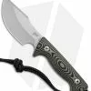 Treeman Combat Knives Path Finder Fixed Knife Green/Black Micarta (4.2" Gray)