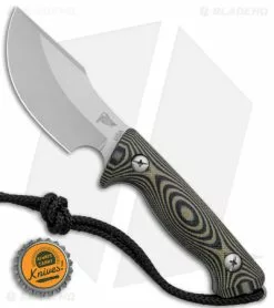 Treeman Combat Knives Path Finder Fixed Knife Green/Black Micarta (4.2" Gray) -Avokelavavat Sales Store Treeman Knives EDC Path Finder Fixed Blade Green Black Micarta SW BHQ 63155 jr bottlecap