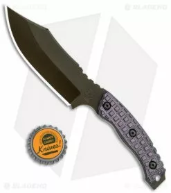 Trouble Blades Custom Bush Bitch Fixed Blade Clip Knife Purple G-10 (4.5" Green) -Avokelavavat Sales Store Trouble Blades Custom Bush Bitch Green BHQ 118056 jr bottlecap