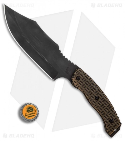 Trouble Blades Custom Bush Bitch Fixed Blade Knife Multi-Cam G-10 (6.6" Black) 6 Trouble Blades Custom Bush Bitch Fixed Blade Knife Multi-Cam G-10 (6.6" Black) - Image 4