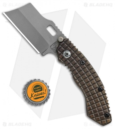 Trouble Blades Custom Lil Debt Collector Cleaver Knife Frag Ti (3" Bead Blast) 7 Trouble Blades Custom Lil Debt Collector Cleaver Knife Frag Ti (3" Bead Blast) - Image 5