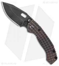 Trouble Blades Custom Mini Mofo Knife Frag Flame Titanium (3.25" Black)