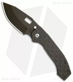 Trouble Blades Custom Mofo Frame Lock Knife Tron Dark Green (3.75" Green)