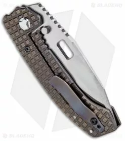 Trouble Blades Custom Mofo Knife Frag Flame Ti (4.1" Satin) -Avokelavavat Sales Store Trouble Blades Custom Mofo Frag Flame Ti Satin BHQ 94571 jr side