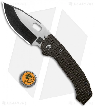 Trouble Blades Custom Full Size Mofo Knife Dark Green Ti (3.75") Two-Tone 7 Trouble Blades Custom Full Size Mofo Knife Dark Green Ti (3.75") Two-Tone - Image 5