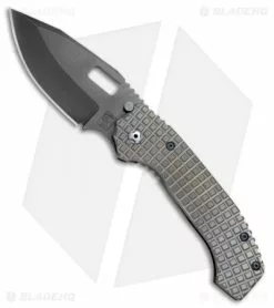 Trouble Blades Custom Mofo L Knife Frag Ti #021 (4.125" SpecWear Acid SW)