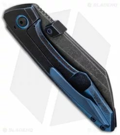 Tuff Knives TuffKnives Geoff Blauvelt Custom Warnie Thud Stud Knife Blue Fade Ti (Acid SW) -Avokelavavat Sales Store TuffKnives Geoff Blauvelt Custom Wharnie Thud Stud Blue Fade Ti Acid SW BHQ 90986 er side