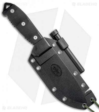 Utica Cutlery UTKS-4 Survival Series Fixed Blade Black Micarta (4.5" Black) 5 Utica Cutlery UTKS-4 Survival Series Fixed Blade Black Micarta (4.5" Black) - Image 3