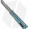 VMX Vallotton/Maverick Custom Balisong Knife Green Ti (4.25" Takefu Damascus) -Avokelavavat Sales Store VMX Vallotton Maverick Custom Balisong Green Ti Takefu Damascus BHQ 100582 jr