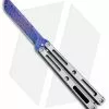 VMX Vallotton/Maverick Custom Balisong Knife Tuxedo Ti (4.25" Blued Damascus) -Avokelavavat Sales Store VMX Vallotton Maverick Custom Balisong Tuxedo Ti Blued Damascus BHQ 100585 jr