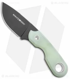 Viper Knives Berus Fixed Blade Knife Drop Point Jade G-10 (2.6" DLC)