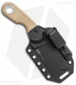 Viper Knives Berus Fixed Blade Knife Drop Point Natural Micarta (2.6" DLC) -Avokelavavat Sales Store Viper Knives Berus Fixed Blade DP Natural Canvas Micarta DLC BHQ 136000 jr sheath